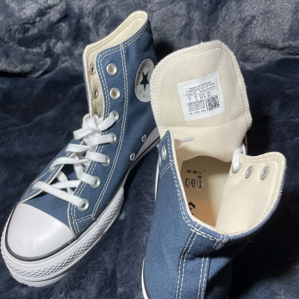 Navy Platform Converse